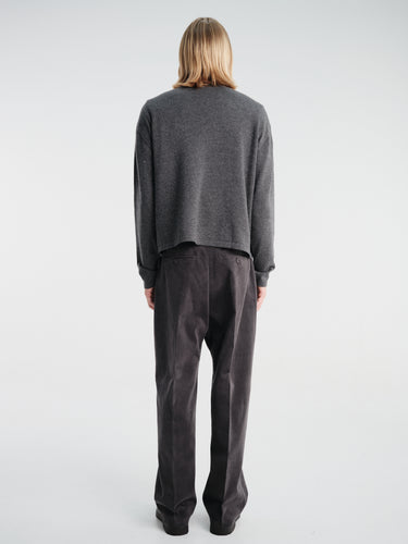 Salon C. Lundman - Loose Cashmere O-Neck in Grey