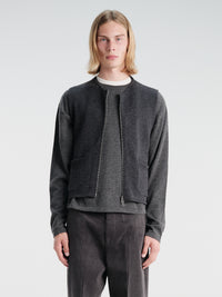 Salon C. Lundman - Zip Gilet in Grey
