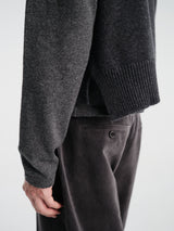 Salon C. Lundman - Zip Gilet in Grey