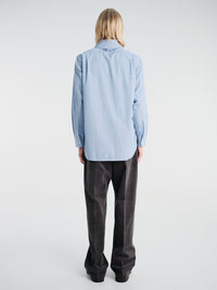 Salon C. Lundman - Bandana Shirt in Fine Polo Stripe