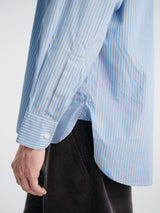 Salon C. Lundman - Bandana Shirt in Fine Polo Stripe