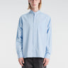 Salon C. Lundman - Stand Collar Shirt in Clear Blue