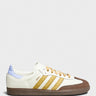 Samba - Women's Samba Indoor Sneakers in Off White, Oat and Violet Tone