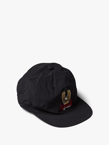 Satisfy - FliteSilk 5 Panel Pinch Cap in Black Eagle