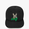 Satisfy - Flitesilk™ 5-Panel Pinch Cap in Black Eagle