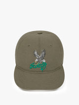 Satisfy - Flitesilk™ 5-Panel Pinch Cap in Rain Drum Caps Eagle