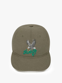 Satisfy - Flitesilk™ 5-Panel Pinch Cap in Rain Drum Caps Eagle