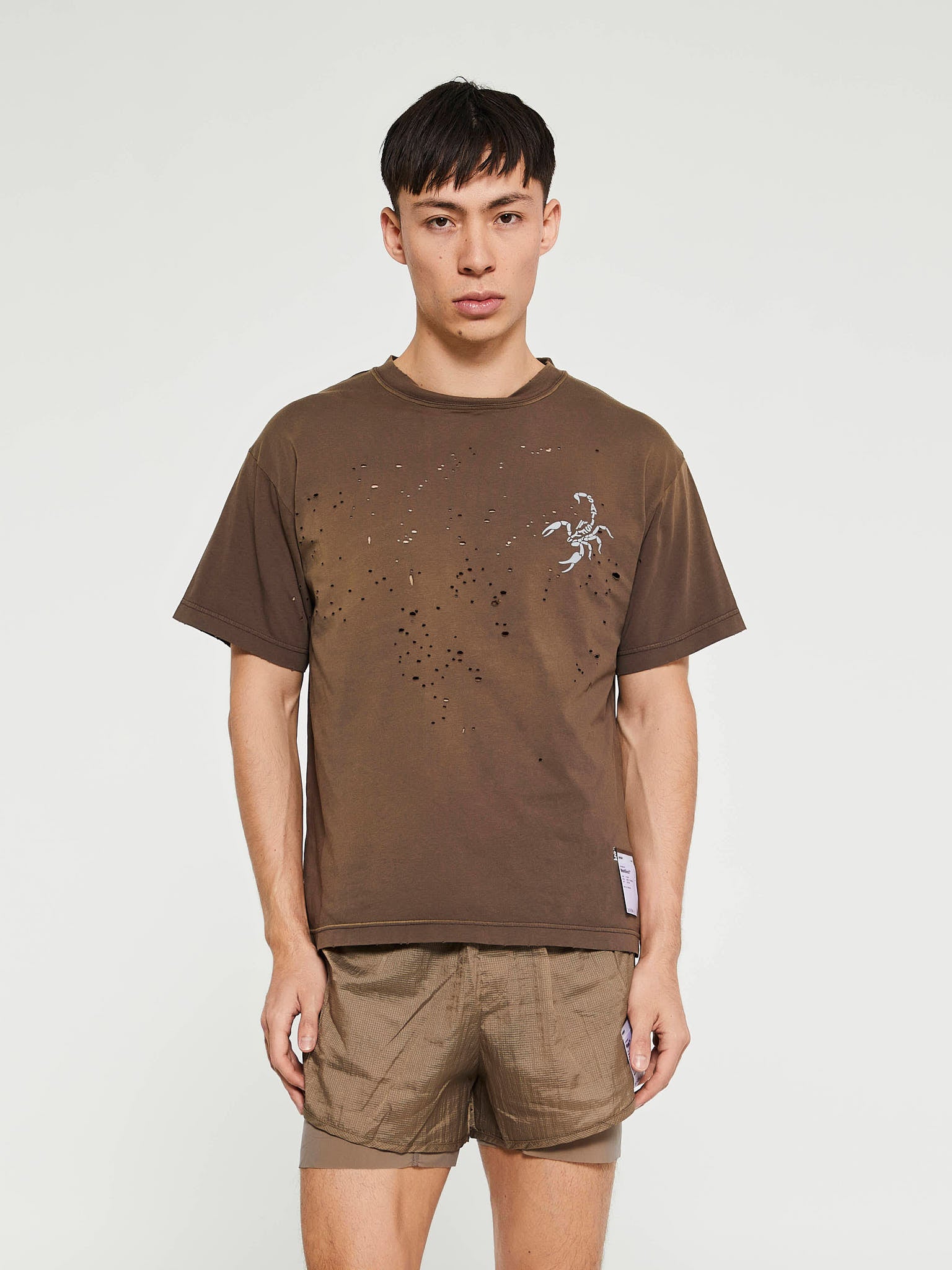 Satisfy - MothTech T-Shirt in Sun Bleached Brown