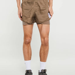 Satisfy - Rippy 3 Trail Shorts in Shitake