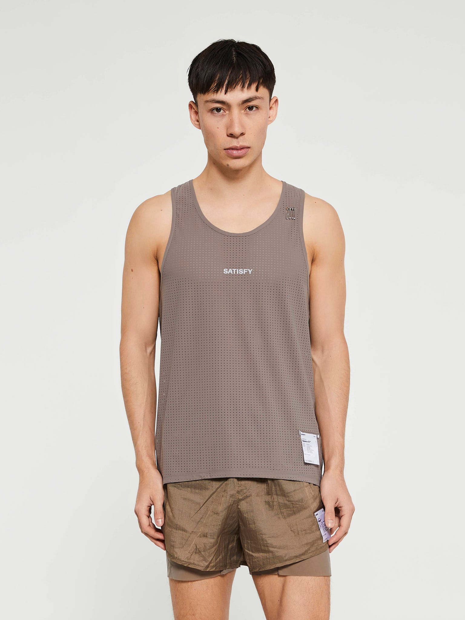 Satisfy - Space-O Singlet in Taupe