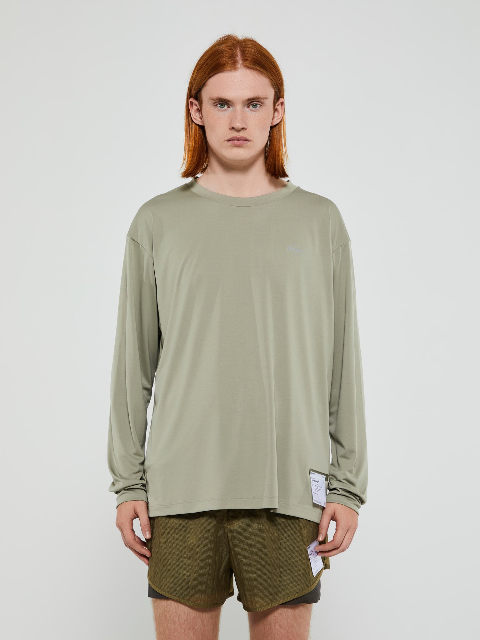 Satisfy - AuraLite Long T-Shirt in Dried Sage