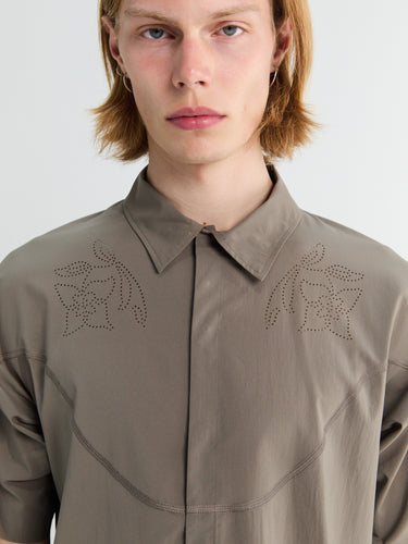 Satisfy - PeaceShell River Shirt Short Sleeves in Falcon
