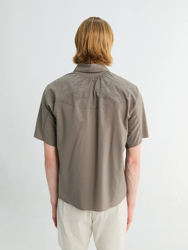 Satisfy - PeaceShell River Shirt Short Sleeves in Falcon