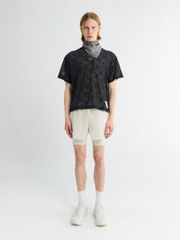 Satisfy - Space-Lace T-shirt in Black SA