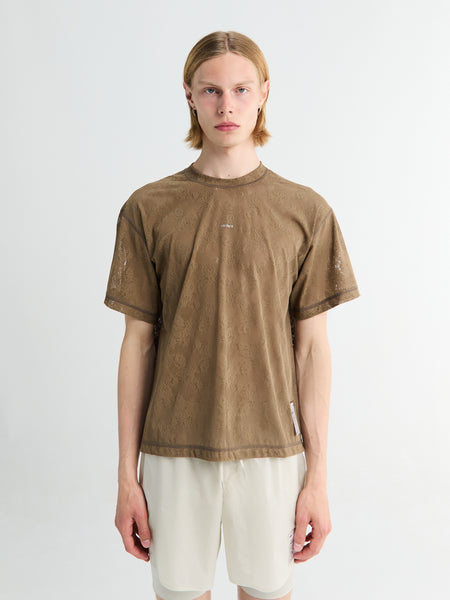 Satisfy - Space-Lace T-shirt in Shitake SA – Stoy