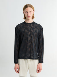 Satisfy - Space-Lace Long Tee in Black SA