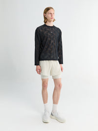 Satisfy - Space-Lace Long Tee in Black SA