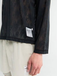 Satisfy - Space-Lace Long Tee in Black SA