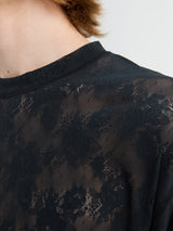Satisfy - Space-Lace Long Tee in Black SA