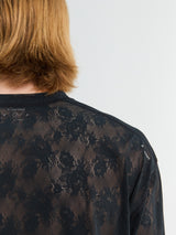 Satisfy - Space-Lace Long Tee in Black SA