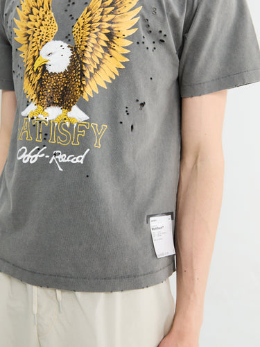 Satisfy - MothTech T-shirt in Faded Black