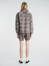Satisfy - Ambientwarp™ River Shirt in Check Green