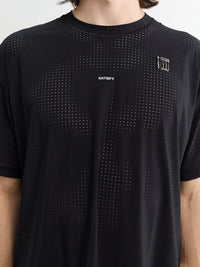 Satisfy - Space-O T-shirt in Black