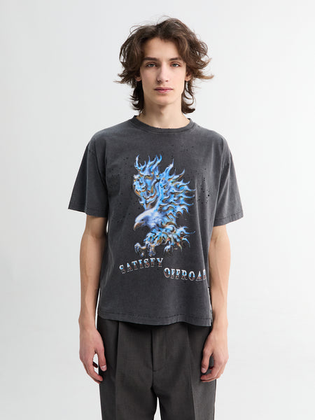 Satisfy MothTech T-Shirt Tシャツ M size Satisfy - MothTech T-shirt in Aged Black – Stoy