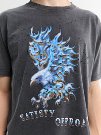 Satisfy - MothTech T-shirt in Aged Black