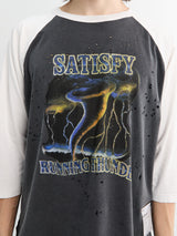 Satisfy - MothTech Baseball Tee in Off-White