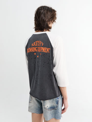 Satisfy - MothTech Baseball Tee in Off-White