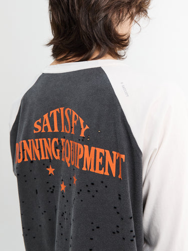 Satisfy - MothTech Baseball Tee in Off-White