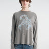 Satisfy - Mothtech™ Long Tee in Faded Black Scorpsleecepr