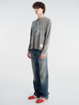 Satisfy - Mothtech™ Long Tee in Faded Black Scorpsleecepr