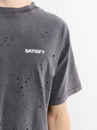 Satisfy - MothTech T-shirt in Aged Black