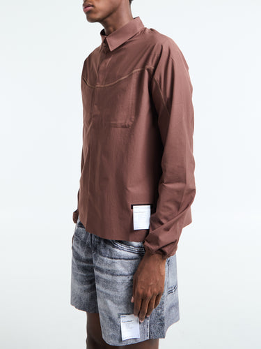 PeaceShell River Shirt in Rocky Road
