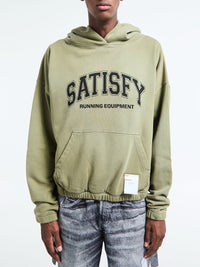 Satisfy - SoftCell Hoodie in Sun Bleached Military Olive