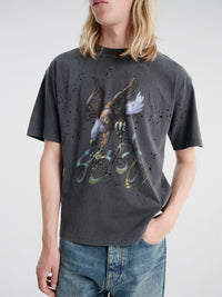 Satisfy - Mothtech T-Shirt in Aged Black Eagle