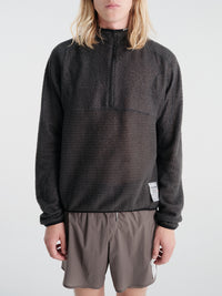 Satisfy - Fuzzfleece™ Ad Half-Zip in Phantom