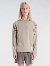 Satisfy - Fuzzfleece Octa Long Tee in Fallen Rock Sa