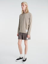 Satisfy - Fuzzfleece Octa Long Tee in Fallen Rock Sa
