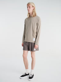 Satisfy - Fuzzfleece Octa Long Tee in Fallen Rock Sa