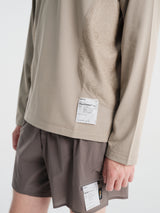 Satisfy - Fuzzfleece Octa Long Tee in Fallen Rock Sa