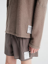 Satisfy - Fuzzfleece™ Ad Long Tee in Falcon