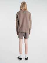 Satisfy - Fuzzfleece™ Ad Long Tee in Falcon