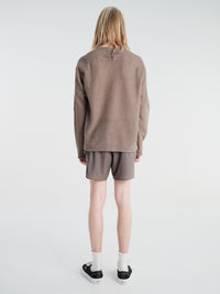 Satisfy - Fuzzfleece™ Ad Long Tee in Falcon