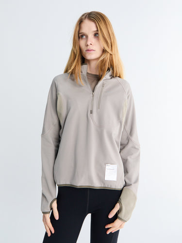 FuzzFleece Half-Zip in Rock Ridge