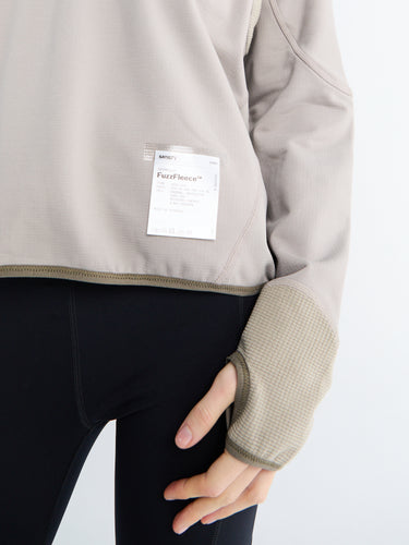 FuzzFleece Half-Zip in Rock Ridge