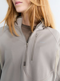 Satisfy - FuzzFleece Half-Zip in Rock Ridge