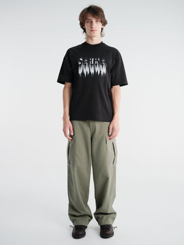 Sauna - Ghost Tee in Black